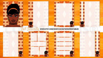 Fall Serenity Printable Stationery | Instant Download