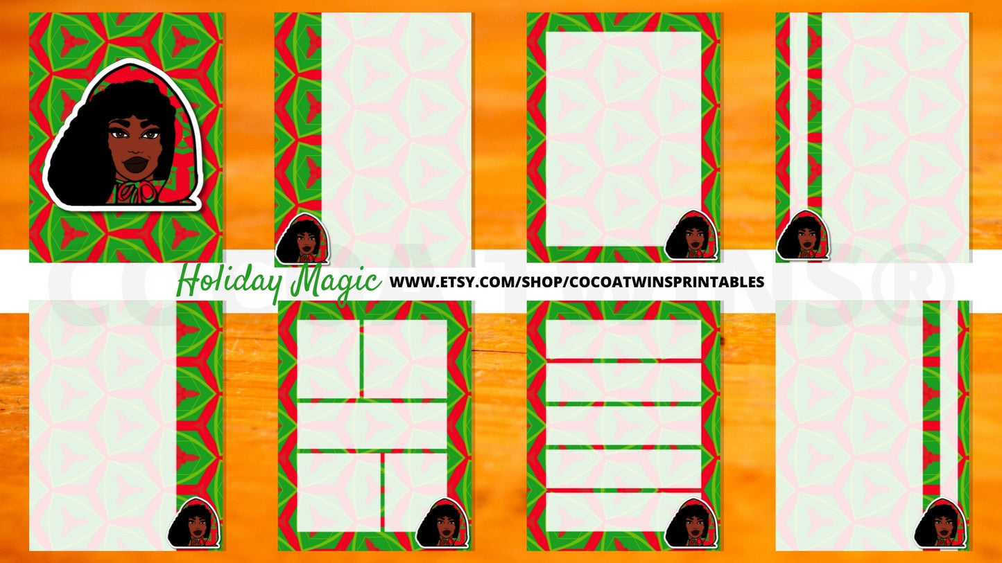 Holiday Magic Printable Stationery | Instant Download