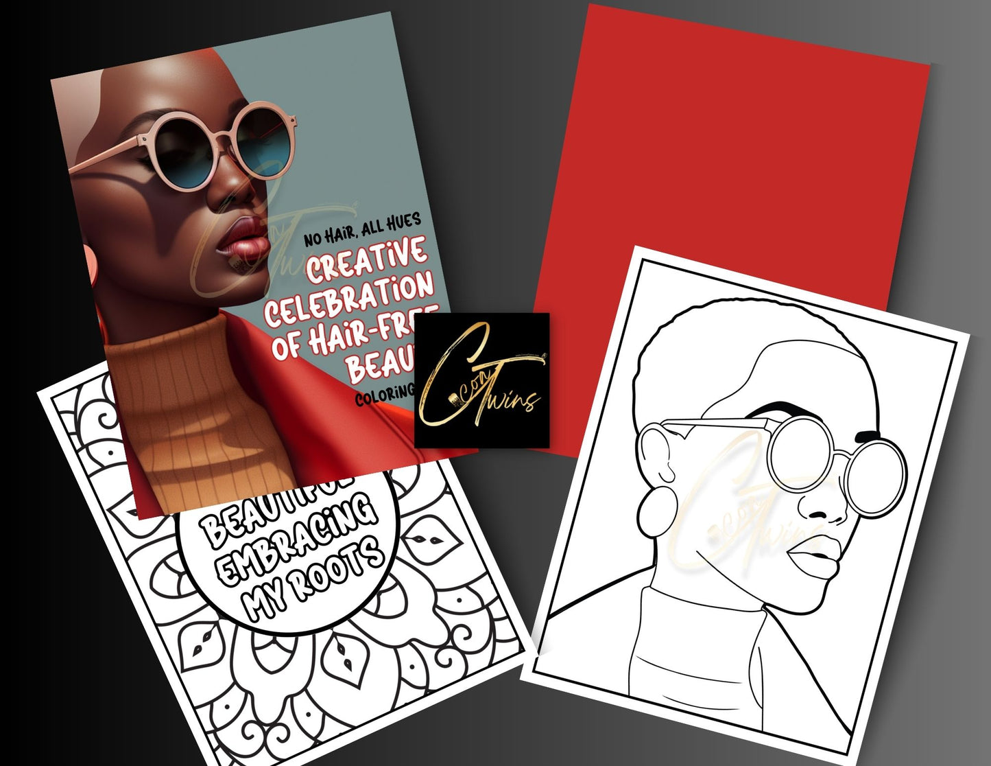 No Hair, All Hues - DFY Coloring Book | ONLY ONE AVAILABLE