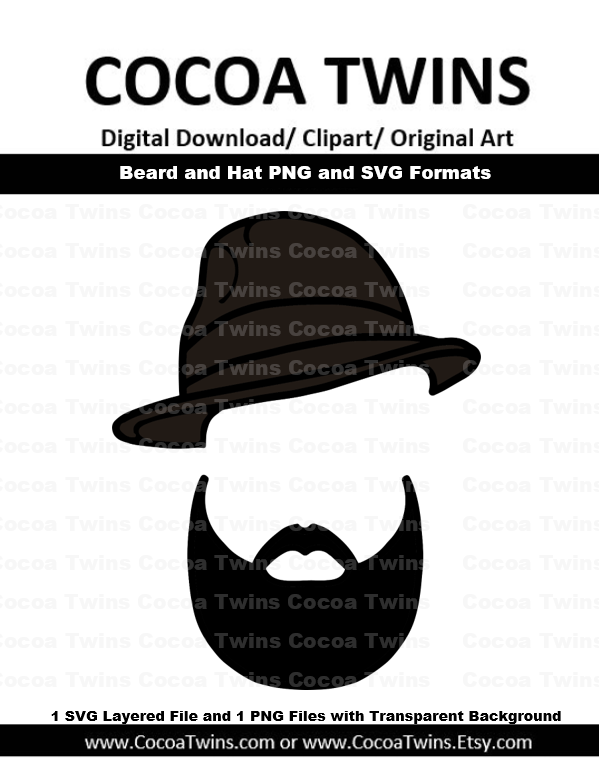 Digital Download  -  Beard and Hat