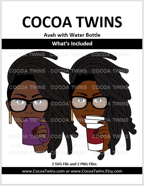 Digital Download  -  Avah with Locs