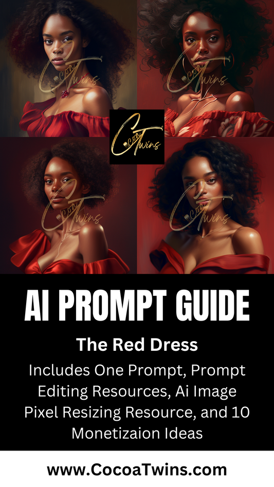 Single MidJourney Prompt Guide -The Red Dress