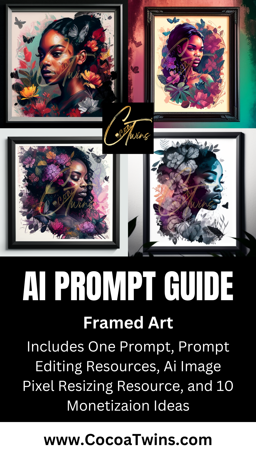 Single MidJourney Prompt Guide -  Framed Art