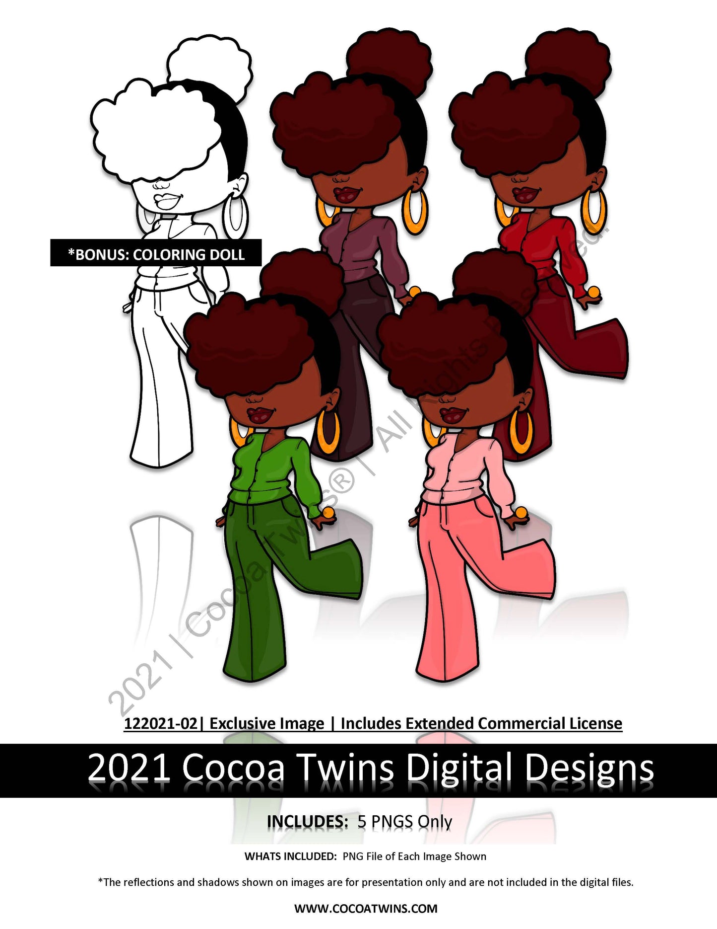 122021-02  | Limited Release Exclusive Image Set | 2021 | Exclusive Colorable Digi Dolls