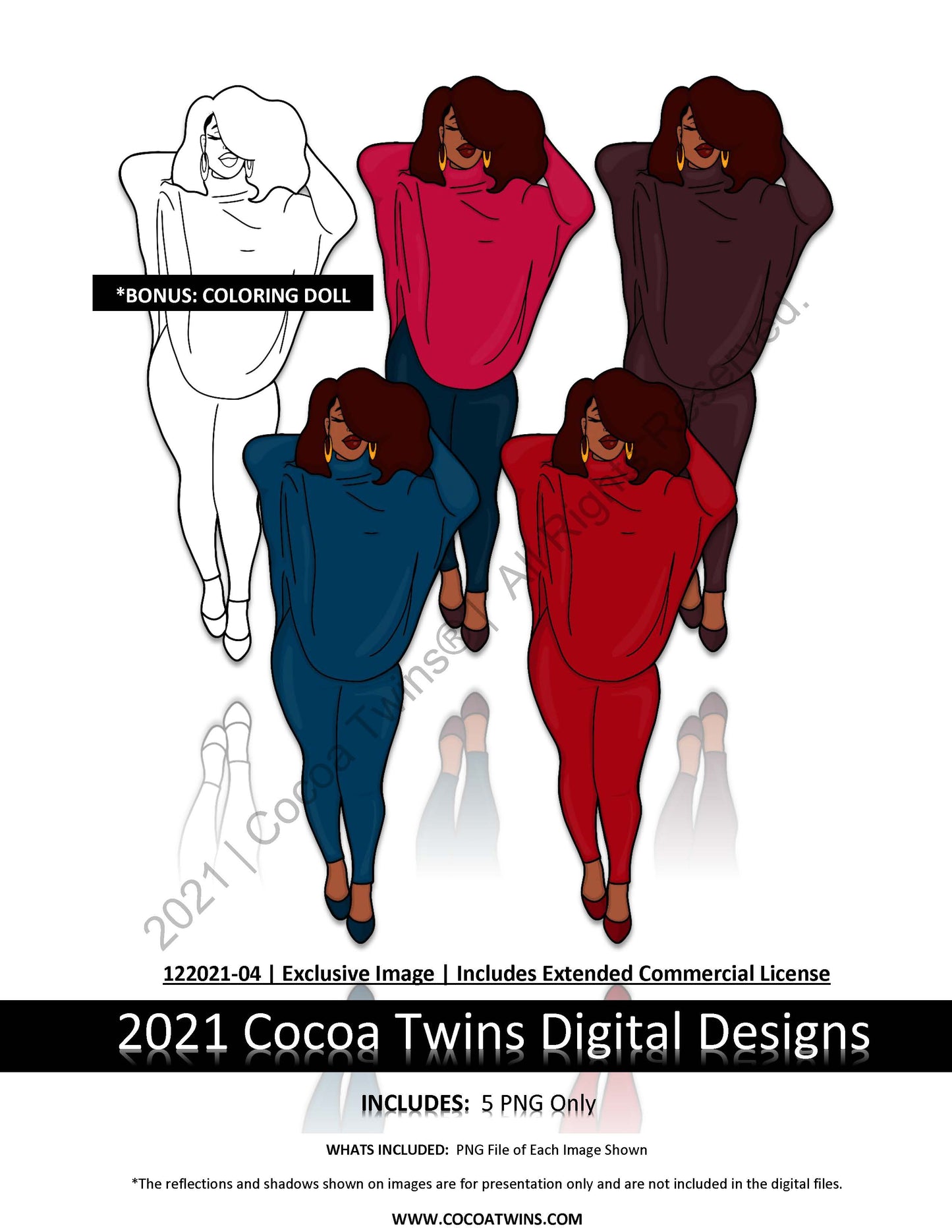122021-04  | Limited Release Exclusive Image Set | 2021 | Exclusive Colorable Digi Dolls
