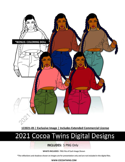 122021-05  | Limited Release Exclusive Image Set | 2021 | Exclusive Colorable Digi Dolls