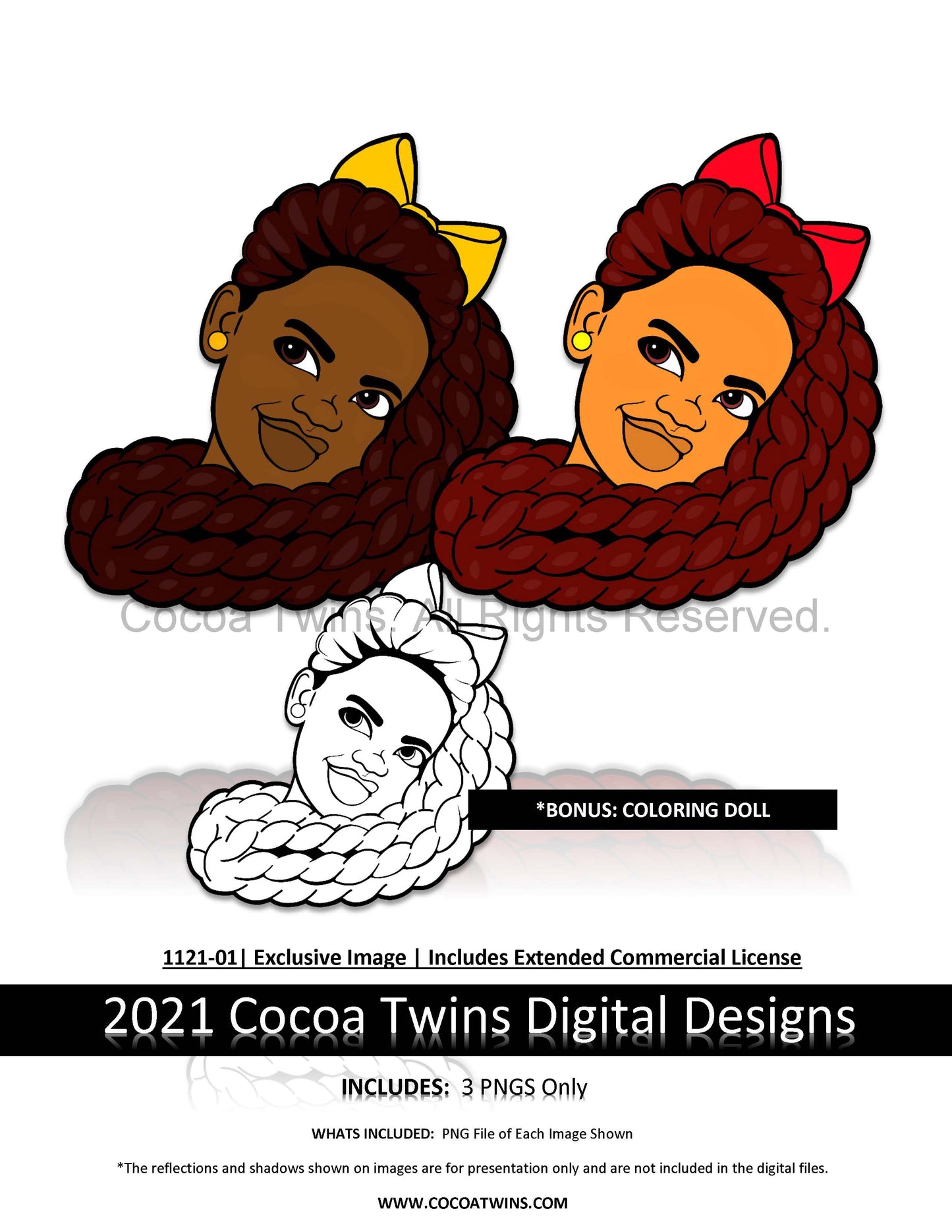 1121-01  | Limited Release Exclusive Image Set | 2021 | Exclusive Colorable Digi Dolls