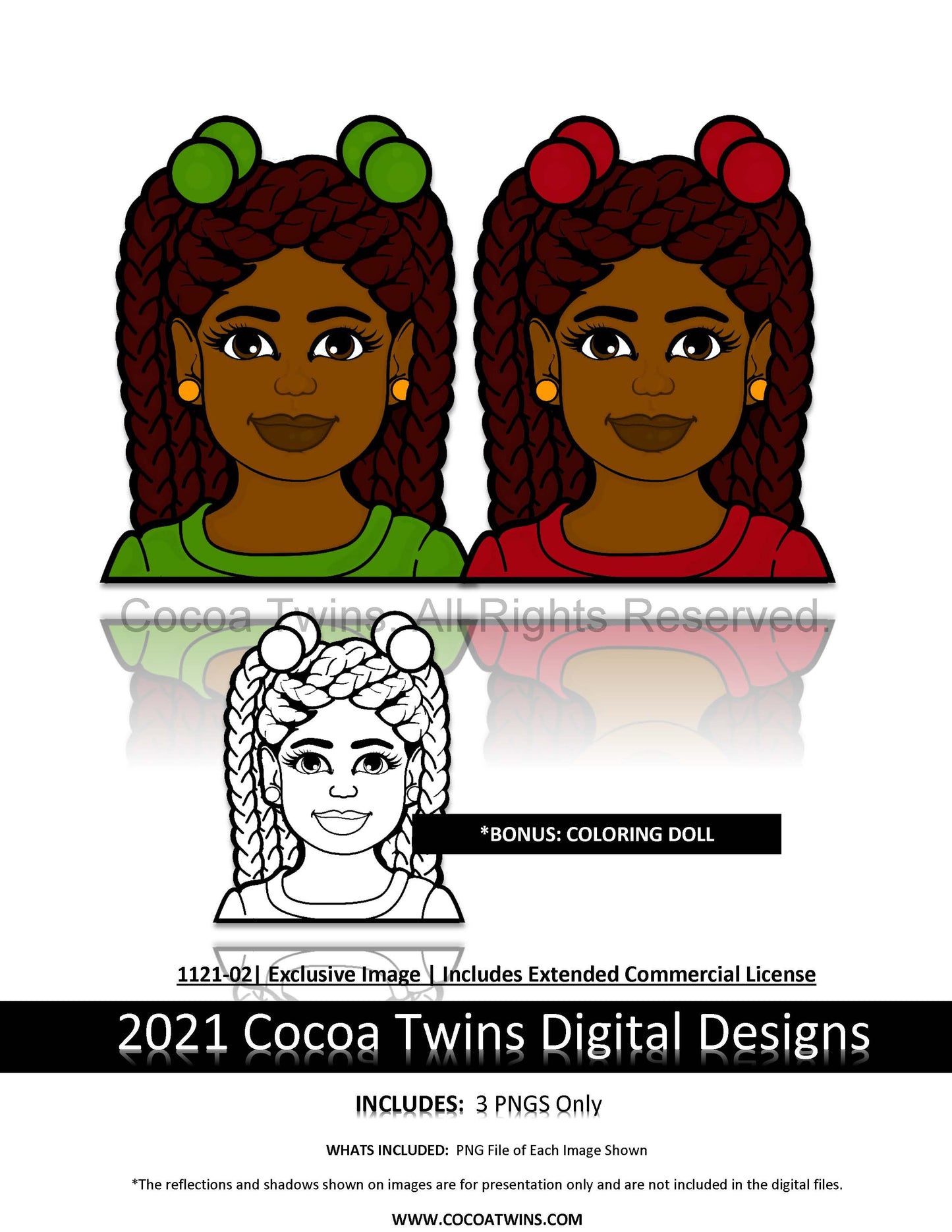 1121-02  | Limited Release Exclusive Image Set | 2021 | Exclusive Colorable Digi Dolls