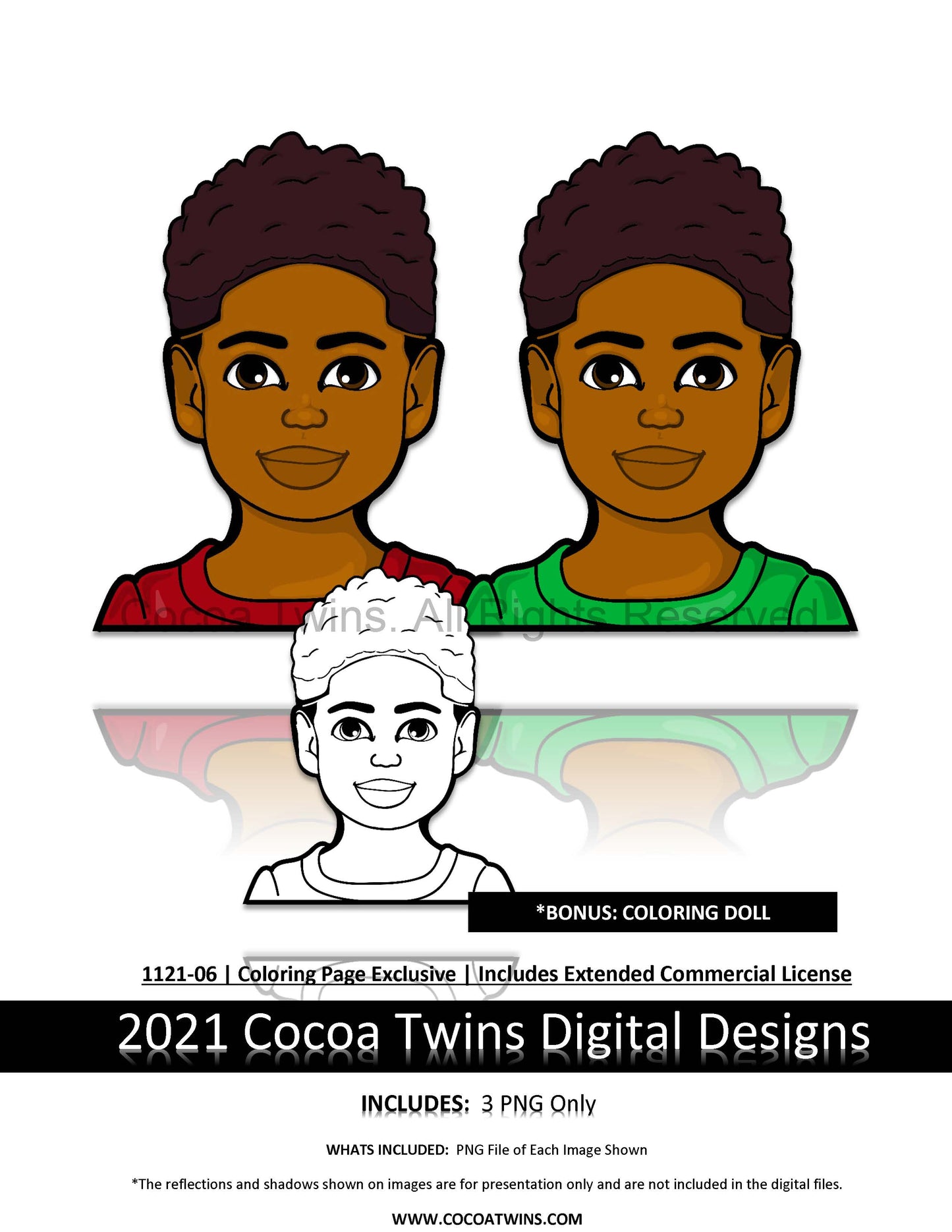 1121-06  | Limited Release Exclusive Image Set | 2021 | Exclusive Colorable Digi Dolls