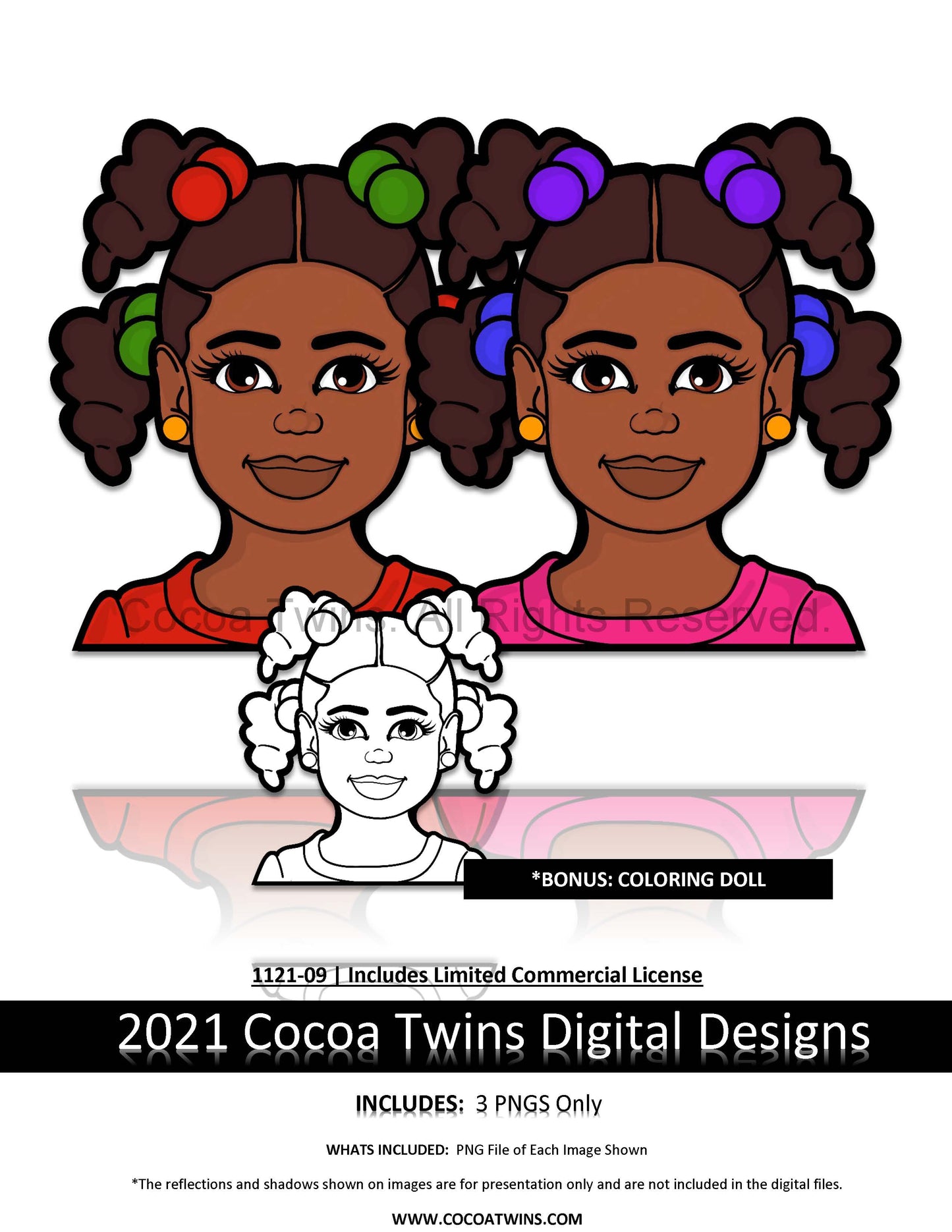 1121-09  | Limited Release Exclusive Image Set | 2021 | Exclusive Colorable Digi Dolls