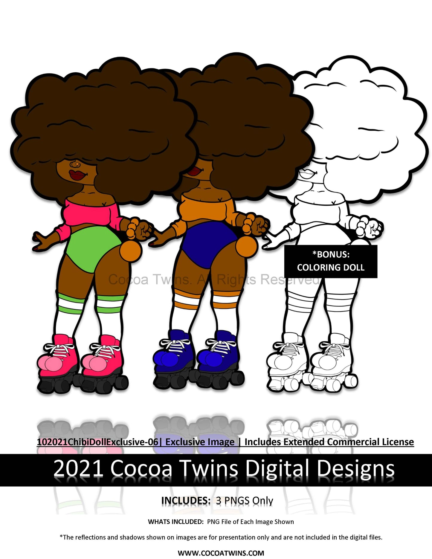 102021ChibiDollExclusive-06  | Limited Release Exclusive Image Set | 2021 | Exclusive Colorable Digi Dolls