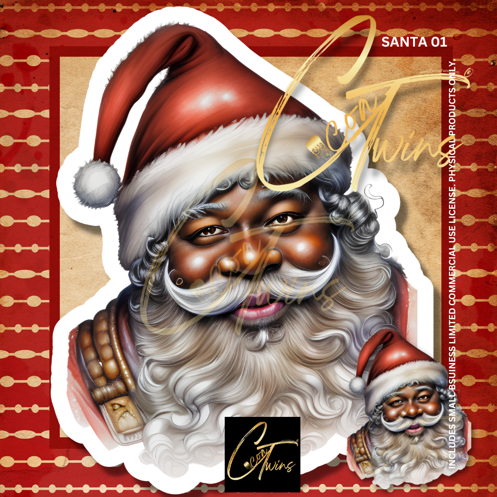 Santa 02 | Includes Limited Commercial License | Digital Downloads
